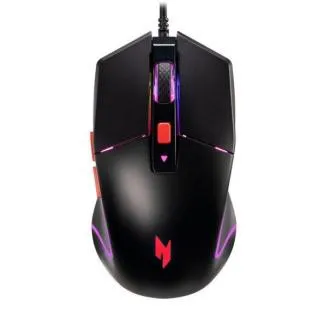 Mouse ACER NITRO NMW100 negru, până la 7200 DPI, cu fir, 6 butoane, ambalaj de vânzare cu amănuntul Mouse ACER NITRO NMW100 negru, până la 7200 DPI, cu fir, 6 butoane, ambalaj de vânzare cu amănuntul