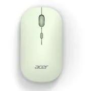 Mouse wireless Acer AMR130 Verde - Mod dual 2.4GHz+BT 5.2, 4 butoane, 800/1200/1600 dpi, 5 milioane de clicuri, 1xAA, WIN/MAC, verde deschis