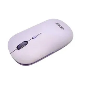 Mouse wireless ACER cu mod dual (2,4 GHz și Bluetooth 5.2), 4 butoane, AMR130, violet deschis Mouse wireless ACER cu mod dual (2,4 GHz și Bluetooth 5.2), 4 butoane, AMR130, violet deschis