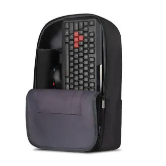 Rucsac Acer Nitro Quest 18", negru, finisaj rezistent la apă, spate întărit, 16 l, 0,46 kg, poliester (NBG410) Rucsac Acer Nitro Quest 18", negru, finisaj rezistent la apă, spate întărit, 16 l, 0,46 kg, poliester (NBG410)