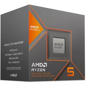 AMD cpu Ryzen 5 8600G AM5 Box (6core, 12x thread, 2MB,65W,AM5, AMD Radeon 760M Graphics), răcitor Wraith Stealth
