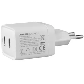 Încărcător de rețea AVACOM HomePRO 2 cu Power Delivery 40W cu două ieșiri USB-C
