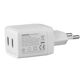 Încărcător de rețea AVACOM HomePRO 2 cu Power Delivery 40W cu două ieșiri USB-C