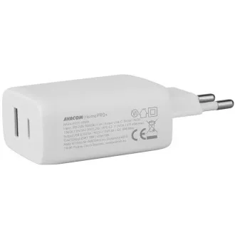 Încărcător de rețea AVACOM HomePRO+ cu Power Delivery 65W cu ieșiri USB-C și USB-A Încărcător de rețea AVACOM HomePRO+ cu Power Delivery 65W cu ieșiri USB-C și USB-A