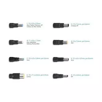 AVACOM QuickTIP 250W - adaptor universal pentru laptopuri + 8 conectori