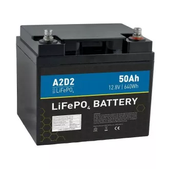 Baterie Avacom A2D2 LiFePO4 12.8V 50Ah M6
