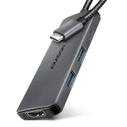 AXAGON HMC-5H8K, hub USB 5Gbps, 2x USB-A, USB-C, HDMI 8k/30Hz, PD 100W, cablu USB-C 15cm