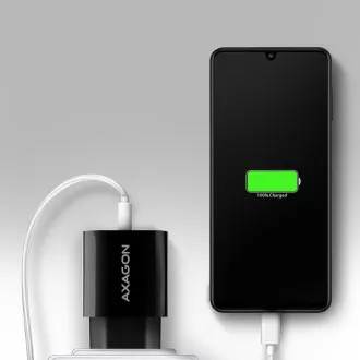 AXAGON ACU-QC18, încărcător de rețea 18W, 1x port USB-A, QC3.0/AFC/Apple, negru