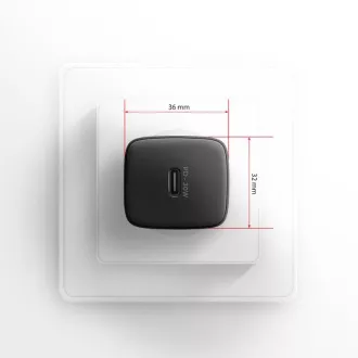 AXAGON ACU-PD30, încărcător de rețea Sil 30W, 1x port USB-C, PD3.0/PPS/QC4+/SFC/AFC/Apple, negru