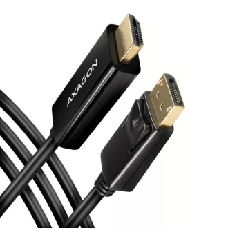 AXAGON RVD-HI20C2, adaptor/cablu DisplayPort -> HDMI 2.0b 1.8m, 4K/60Hz
