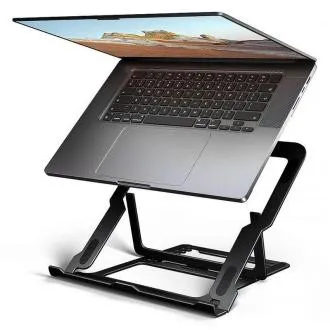 Suport laptop AXAGON STND-LAB din aluminiu, înălțime reglabilă 10"-17.3", negru