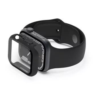 Protector de ecran Belkin ScreenForce 2in1 pentru Apple Watch Series 4/5/6/SE/7/8/9, 40/41 mm, negru - VERSIUNE NOUĂ