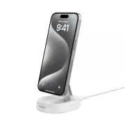Belkin BOOST CHARGE™ PRO Qi2 15W Stand de încărcare magnetic, convertibil, alb