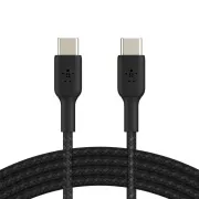 Cablu Belkin BOOST CHARGE™ USB-C/USB-C, 2 m, negru - rezistent