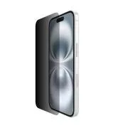 Sticlă de protecție antimicrobiană Belkin SCREENFORCE™ Invisiglass Privacy pentru iPhone 16 / 15 / 14 Pro