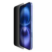 Sticlă de protecție antimicrobiană Belkin SCREENFORCE™ Invisiglass Privacy pentru iPhone 16 Plus / 15 Plus / 14 Pro Max