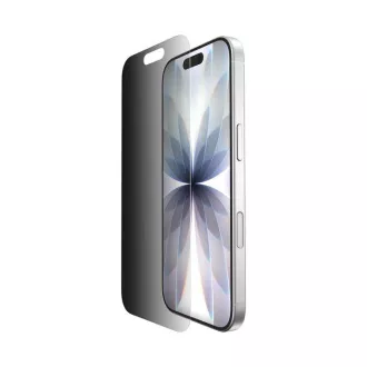 Sticlă de protecție antimicrobiană Belkin SCREENFORCE™ Invisiglass Privacy pentru iPhone 17 / 16 Pro