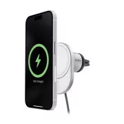 Suport magnetic Belkin BOOST CHARGE™ Qi2 cu încărcător auto, 15W, fără adaptor, gri