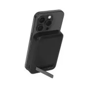 Power Bank magnetic fără fir Belkin BOOST CHARGE™ Qi2 cu suport, 8000 mAh, 15 W, negru