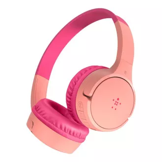 Belkin SOUNDFORM™ Mini - Căști wireless supraauriculare pentru copii - căști wireless pentru copii, roz - VERSIUNE NOUĂ