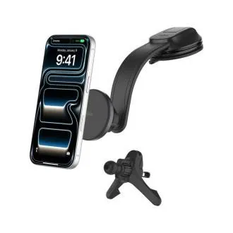Încărcător auto magnetic Belkin BOOST CHARGE Qi2 15W pentru gurile de ventilație și bord + adaptor auto 30W, negru Încărcător auto magnetic Belkin BOOST CHARGE Qi2 15W pentru gurile de ventilație și bord + adaptor auto 30W, negru