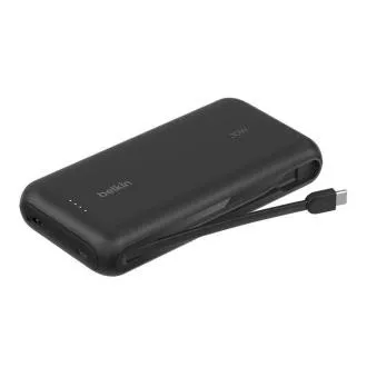 Baterie externă Belkin BOOST CHARGE USB-C Power Delivery cu cablu USB-C integrat, 20000mAh, 30W, neagră Baterie externă Belkin BOOST CHARGE USB-C Power Delivery cu cablu USB-C integrat, 20000mAh, 30W, neagră