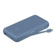 Baterie externă Belkin BOOST CHARGE USB-C Power Delivery cu cablu USB-C integrat, 20000mAh, 30W, albastră
