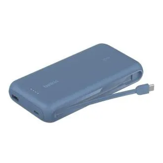 Baterie externă Belkin BOOST CHARGE USB-C Power Delivery cu cablu USB-C integrat, 20000mAh, 30W, albastră Baterie externă Belkin BOOST CHARGE USB-C Power Delivery cu cablu USB-C integrat, 20000mAh, 30W, albastră
