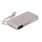 Acumulator extern Belkin BOOST CHARGE USB-C cu afișaj, 20000mAh, 20W, nisip