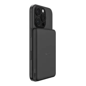 Acumulator extern wireless magnetic Belkin BOOST CHARGE Qi2, 5000mAh, subțire, negru Acumulator extern wireless magnetic Belkin BOOST CHARGE Qi2, 5000mAh, subțire, negru