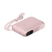 Acumulator extern Belkin BOOST CHARGE USB-C Power Delivery cu afișaj, 10000mAh, 20W, roz