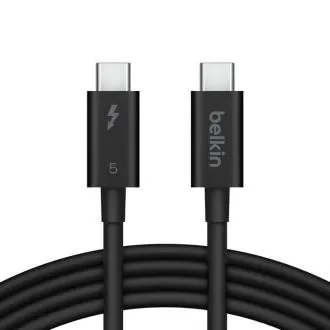 Cablu pasiv Belkin CONNECT Thunderbolt 5 80 Gb/s, 240 W, 1 m Cablu pasiv Belkin CONNECT Thunderbolt 5 80 Gb/s, 240 W, 1 m