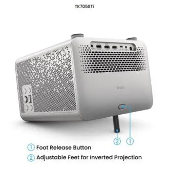 Proiector DLP BenQ TK705STi 4K UHD 3840x2160/3000 ANSI lm/600.000:1/HDMI/USB-A/USB-C/Mufă/BT/Wi-Fi/Repro/Google TV + Android 11 Proiector DLP BenQ TK705STi 4K UHD 3840x2160/3000 ANSI lm/600.000:1/HDMI/USB-A/USB-C/Mufă/BT/Wi-Fi/Repro/Google TV + Android 11