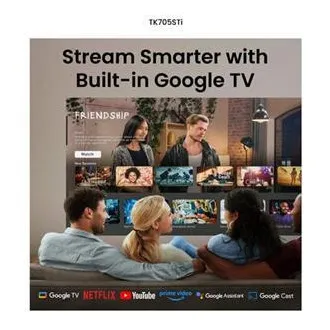Proiector DLP BenQ TK705STi 4K UHD 3840x2160/3000 ANSI lm/600.000:1/HDMI/USB-A/USB-C/Mufă/BT/Wi-Fi/Repro/Google TV + Android 11 Proiector DLP BenQ TK705STi 4K UHD 3840x2160/3000 ANSI lm/600.000:1/HDMI/USB-A/USB-C/Mufă/BT/Wi-Fi/Repro/Google TV + Android 11