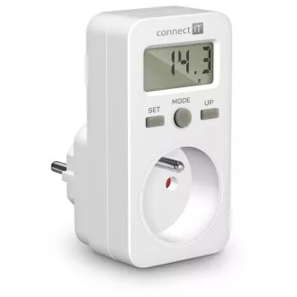CONNECT IT PowerMeter contor de consum de energie electrică energie, display, blocare pentru copii