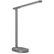 Lampă LED de masă CONNECT IT SHINE, ieșire USB, GRI