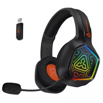 Căști wireless CONNECT IT BIOHAZARD Blast cu microfon, boxe RGB, BT/2.4GHz/Jack+USB-C/NEGRE Căști wireless CONNECT IT BIOHAZARD Blast cu microfon, boxe RGB, BT/2.4GHz/Jack+USB-C/NEGRE