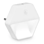 Lampă de noapte CONNECT IT SPARKLE 2 SENSOR cu senzor de mișcare, 3 niveluri de iluminare, ALB