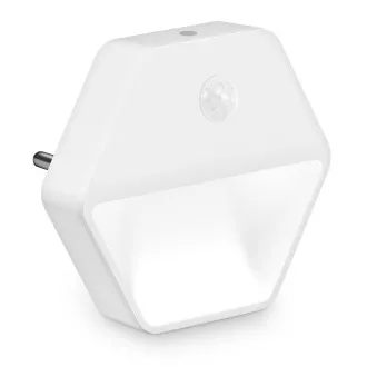 Lampă de noapte CONNECT IT SPARKLE 2 SENSOR cu senzor de mișcare, 3 niveluri de iluminare, ALB