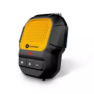 Boxă wireless CONNECT IT Hyperbass ClipBEAT cu clip NEGRU-GALBEN