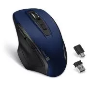 Mouse wireless CONNECT IT Dual SmartSwitch, USB-A + C (+1 baterie AA gratuită), ALBASTRU