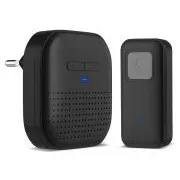 Sonerie wireless CONNECT IT DOORBELL pentru priză NEGRU