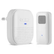 Sonerie wireless CONNECT IT DOORBELL pentru priză ALBĂ