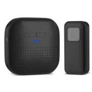 Sonerie wireless CONNECT IT DOORBELL 2, alimentată cu baterii, NEGRU