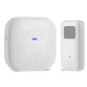 Sonerie wireless CONNECT IT DOORBELL 2, cu baterii, ALBĂ