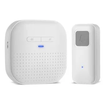 Sonerie wireless CONNECT IT DOORBELL 2, cu baterii, ALBĂ Sonerie wireless CONNECT IT DOORBELL 2, cu baterii, ALBĂ