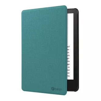 Husă C-TECH PROTECT pentru Amazon Kindle PAPERWHITE 2024/COLORSOFT, funcție WAKE/SLEEP, copertă cartonată, AKC-21, jad