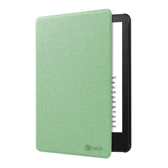Husă C-TECH PROTECT pentru Amazon Kindle TOUCH 2024, funcție WAKE/SLEEP, copertă cartonată, AKC-22, matcha