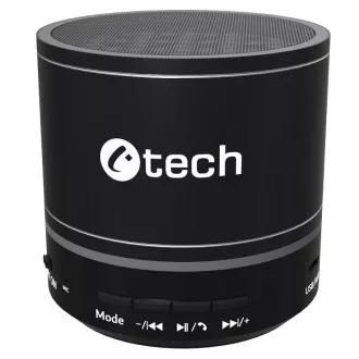 Boxă C-TECH SPK-08B, bluetooth, baterie, USB-C, neagră