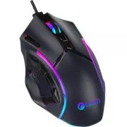 Mouse de gaming C-TECH Akali (GM-15), gaming casual, 12800 DPI, iluminare RGB, USB, negru